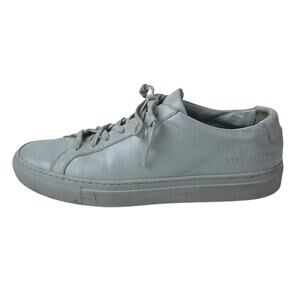 Common Projects Achilles Men's White Leather Lace Up Low Top Sneakers Shoes 4.5